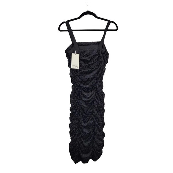 LIKELY Women's Leopard Burnout Alene Dress Black Size 4 NWT - Picture 4 of 10